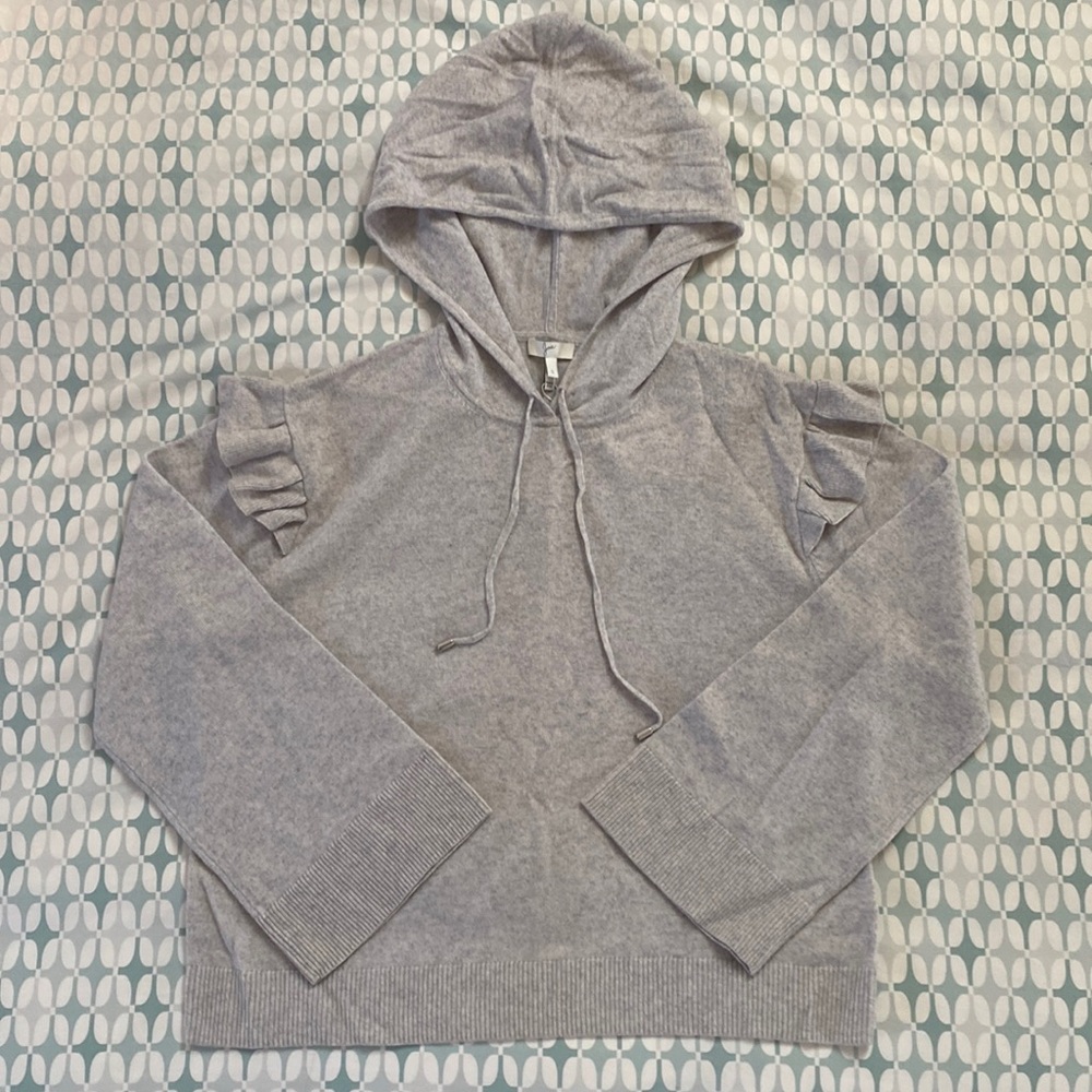 Joie Wool/Cashmere Ruffle Sweater